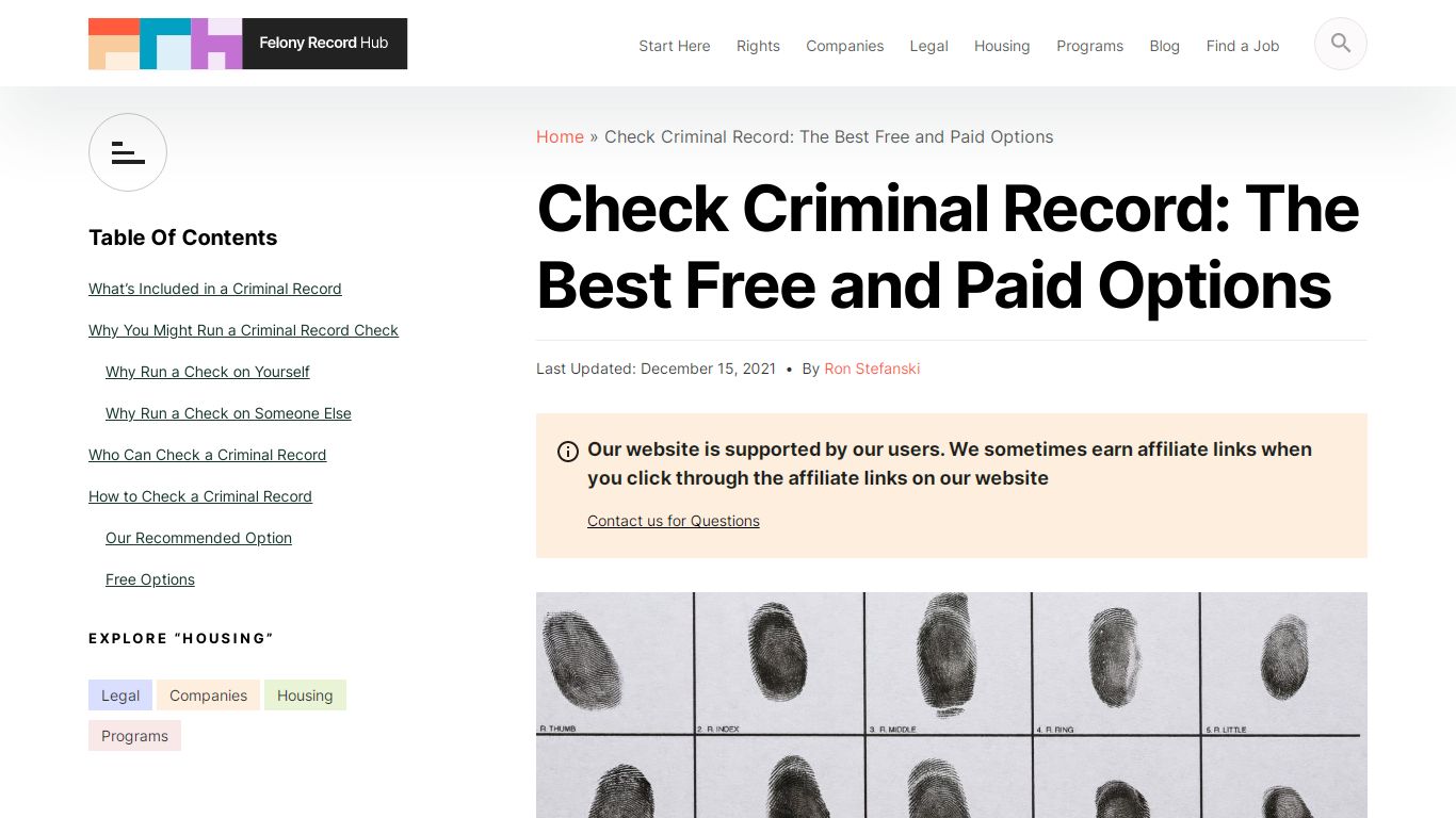 Check Criminal Record: The Best Free and Paid Options